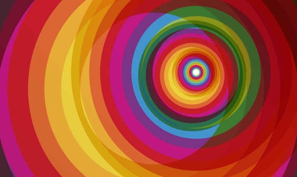 Colorful Circle Vector Background