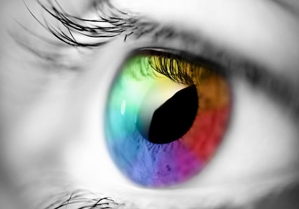 colorful eye picture