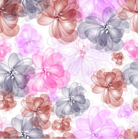 colorful flowers background 04 vector