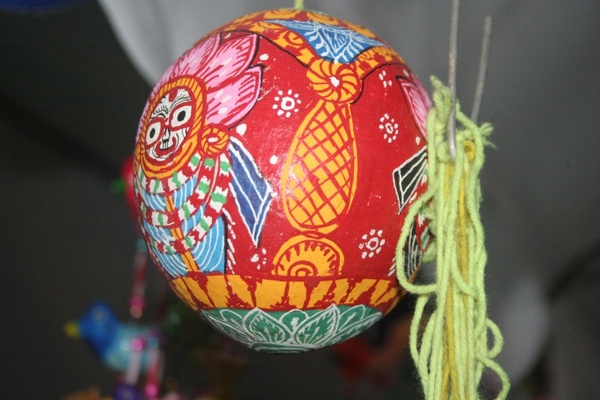colorful indian handicraft