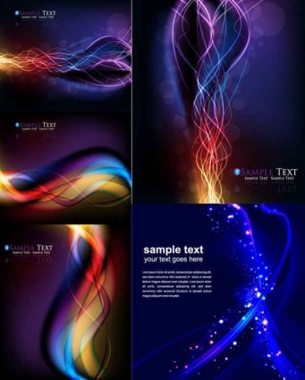 colorful light dynamic dark background graphics vectors