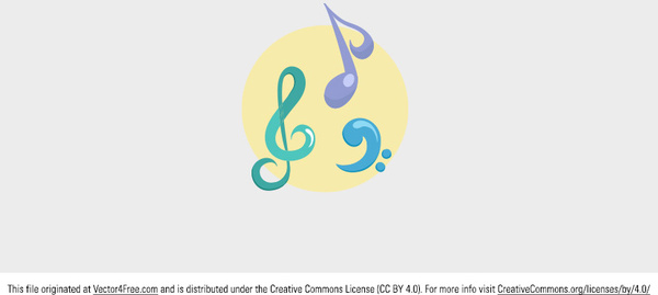 colorful music vector
