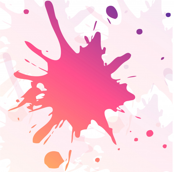 colorful paint splash vector illustration