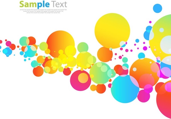 colorful pattern on white background vector graphic