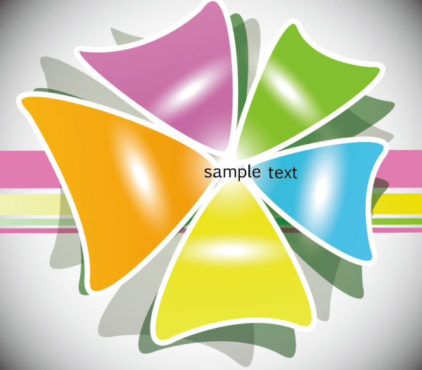 Colorful template creative vector background Vectors graphic art