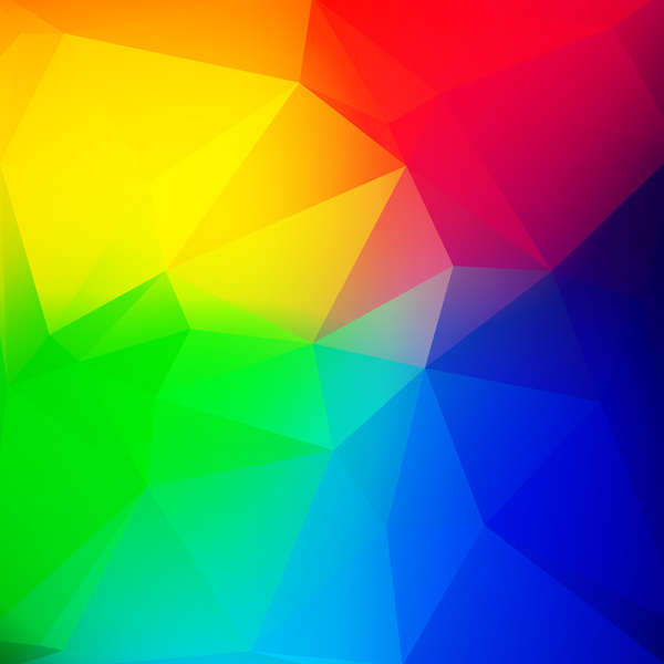 colorful triangle background