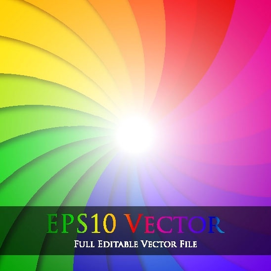 colorful vector background 4 rotation