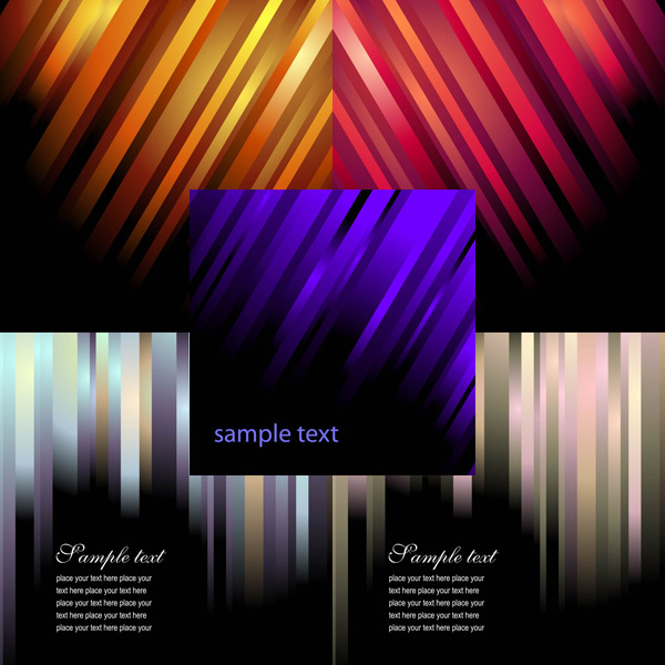 colour stripe background vector