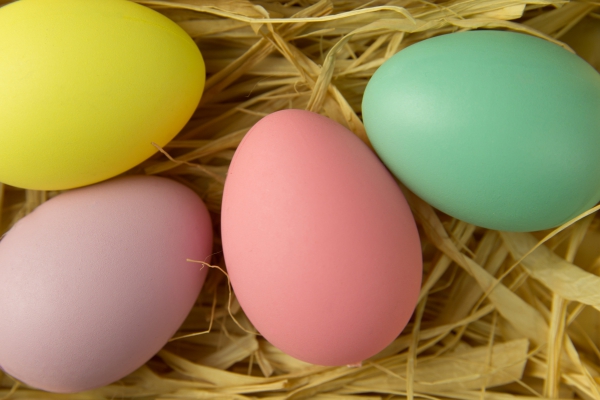 colourful easter eggs