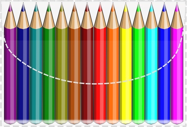 Colouring Pencils clip art 