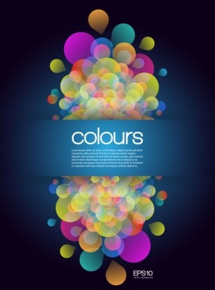colours abstract background vector