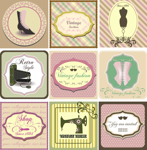 Free vintage label vector free vector download (13,271 Free vector) for ...