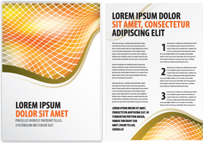 commonly business brochure cover design vector