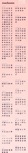commonly used icons psd source file
