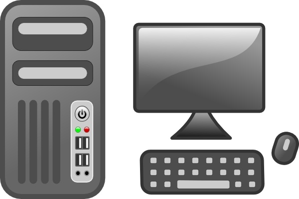 Computer Desktop clip art