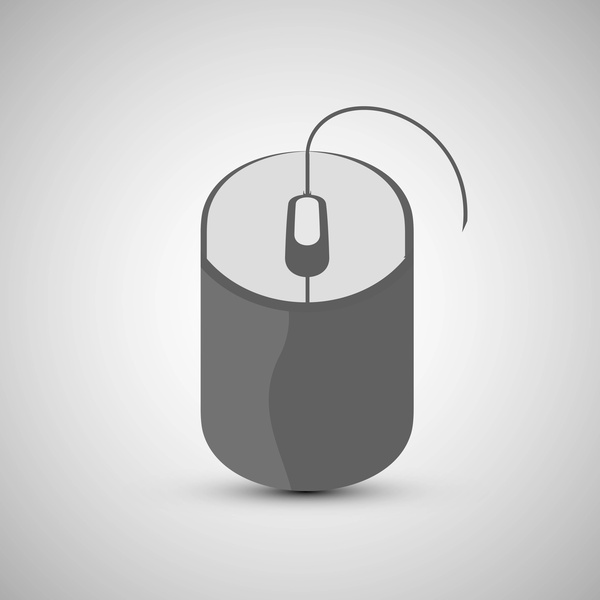 computer mouse icon vector 