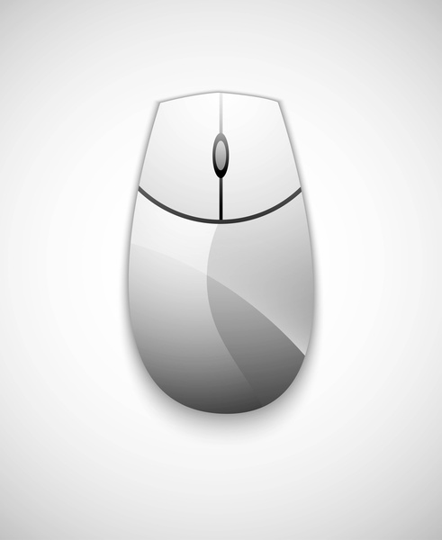 computer mouse vector icon illustration design