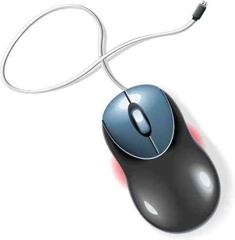 Computer Mouse Vector Illustration 