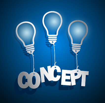 concept idea business background vector