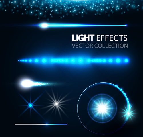 Concept light effects vector graphics Vectors graphic art designs in