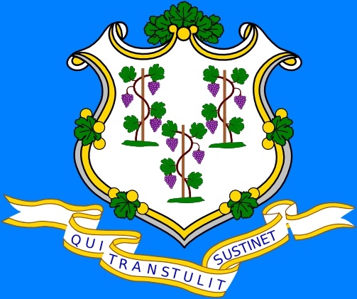 Connecticut Flag clip art 