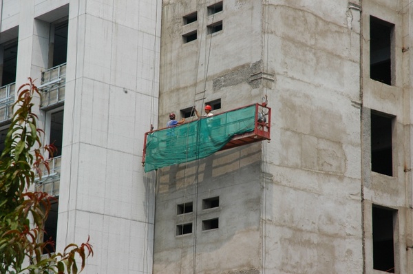 construction workers building