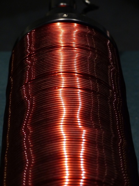 copper wire coil magnetic field