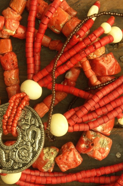 coral necklace jewelry
