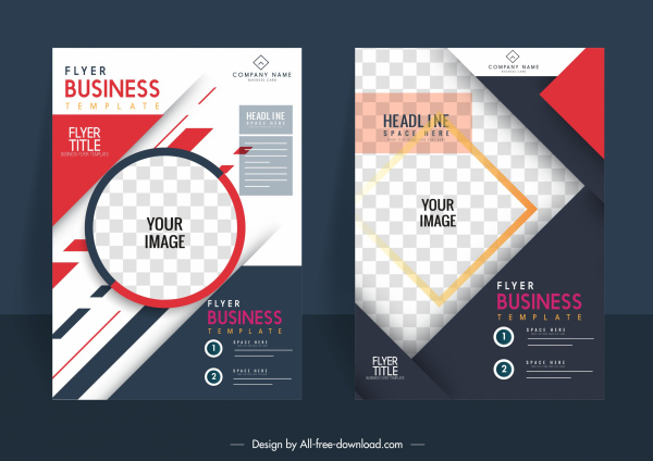 corporate flyer backgrounds colorful modern design checkered decor