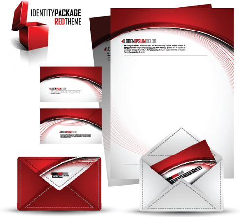 corporate style cover design elements vector set