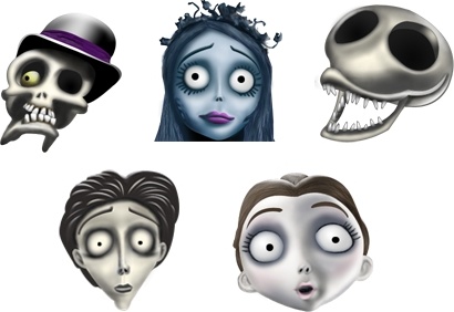 Corpse Bride icons icons pack