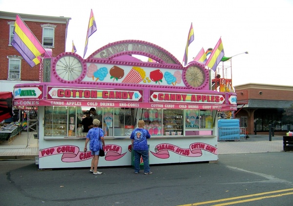 cotton candy stand