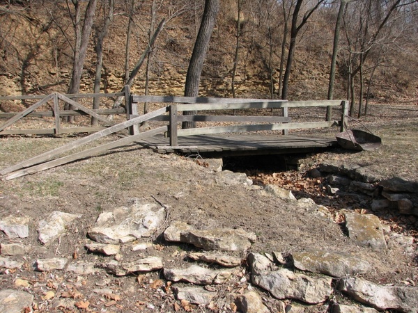 country bridge over creek