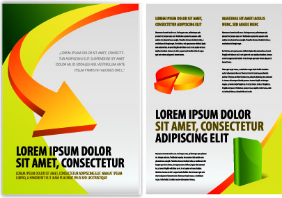 cover of business brochure and flyer vector