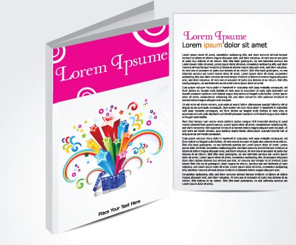 cover template brochure and magazine elements vector