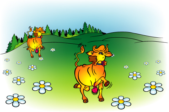 cow art graphics