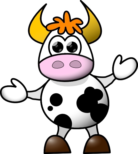 Download Cow clip art Free vector in Open office drawing svg ( .svg ...