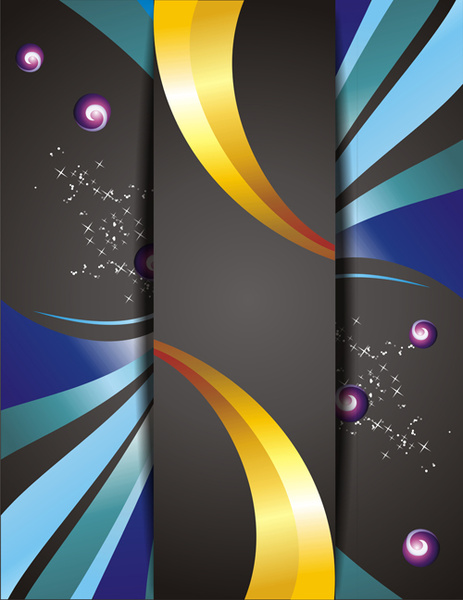 Creative abstract cover background vectors Vectors graphic art designs
