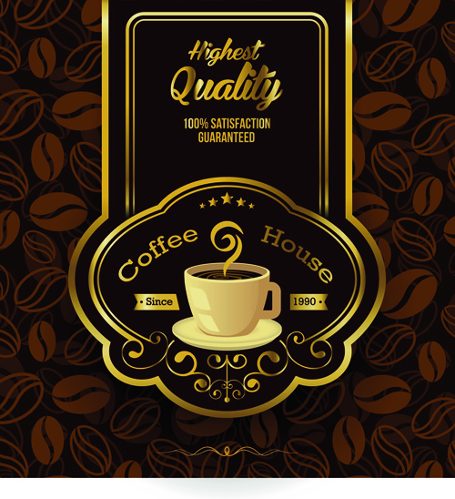 creative coffee house poster vectors graphics 