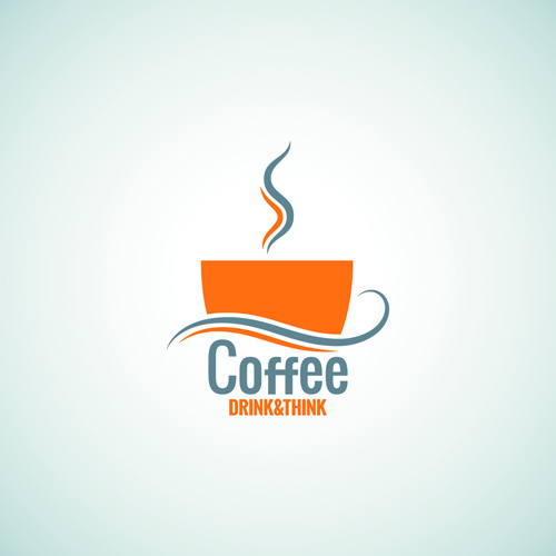 creative coffee menu logo vector