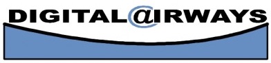 creative digital airways vector logo