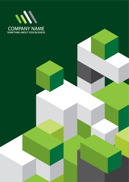 creative enterprise cover design vector