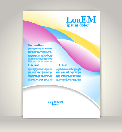 creative flyer and cover brochure design vector 