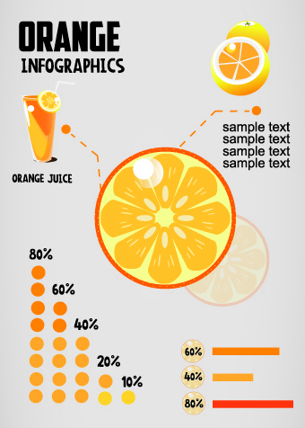 creative food infographics elements vector