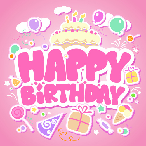 Cartoon Drawing Happy Birthday Creative Poster | CDR Free Download - Pikbest