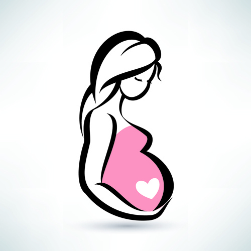 creative maternity vector design graphics