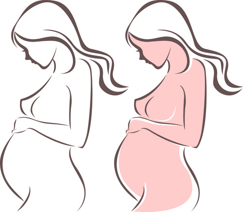 creative maternity vector design graphics