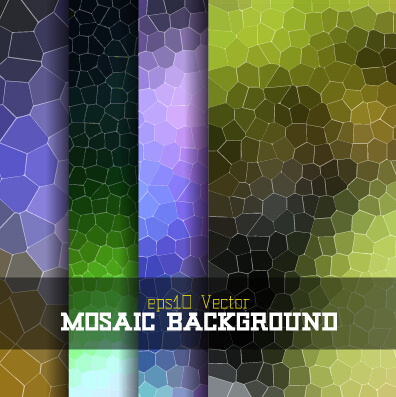 creative mosaic background art vector