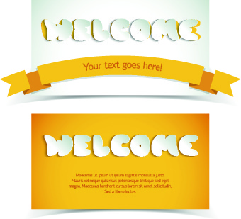 creative shopping greetings cards vector
