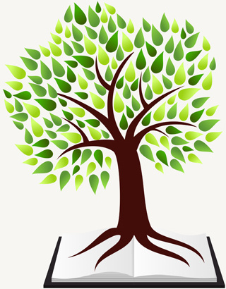 Creative tree logo vector graphics Vectors graphic art designs in